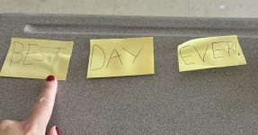 Student Message First Day Back at Westpark